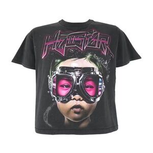 Hellstar The Future Pink Swimming Goggles T Shirt Black Pink